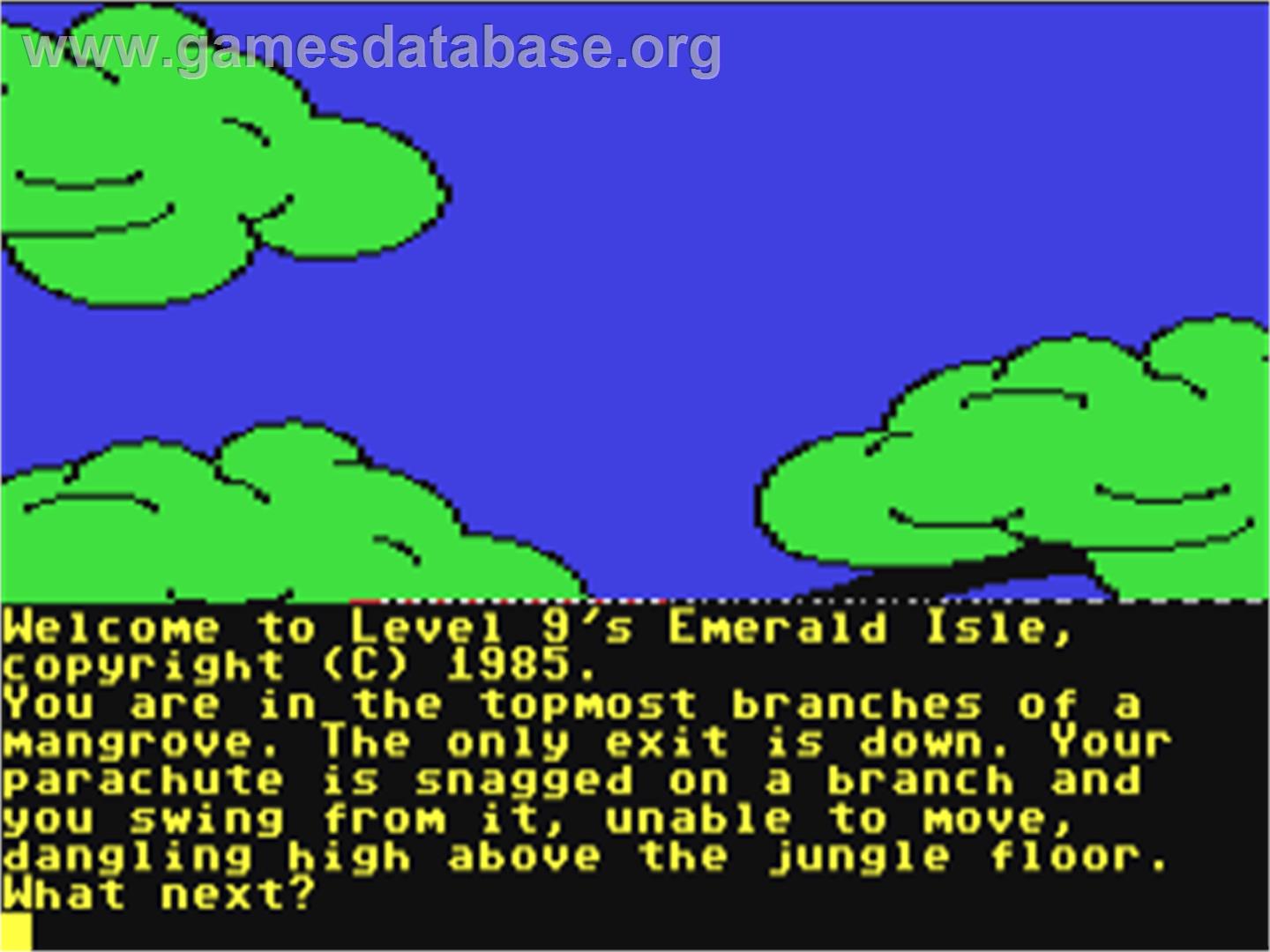 Emerald Isle - Commodore 64 - Artwork - In Game