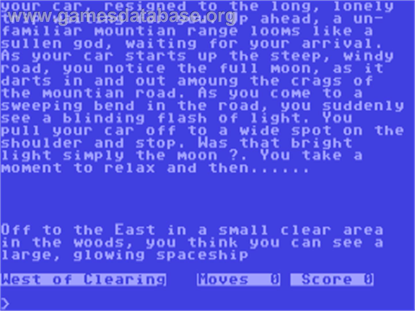 Encounter Adventure - Commodore 64 - Artwork - In Game