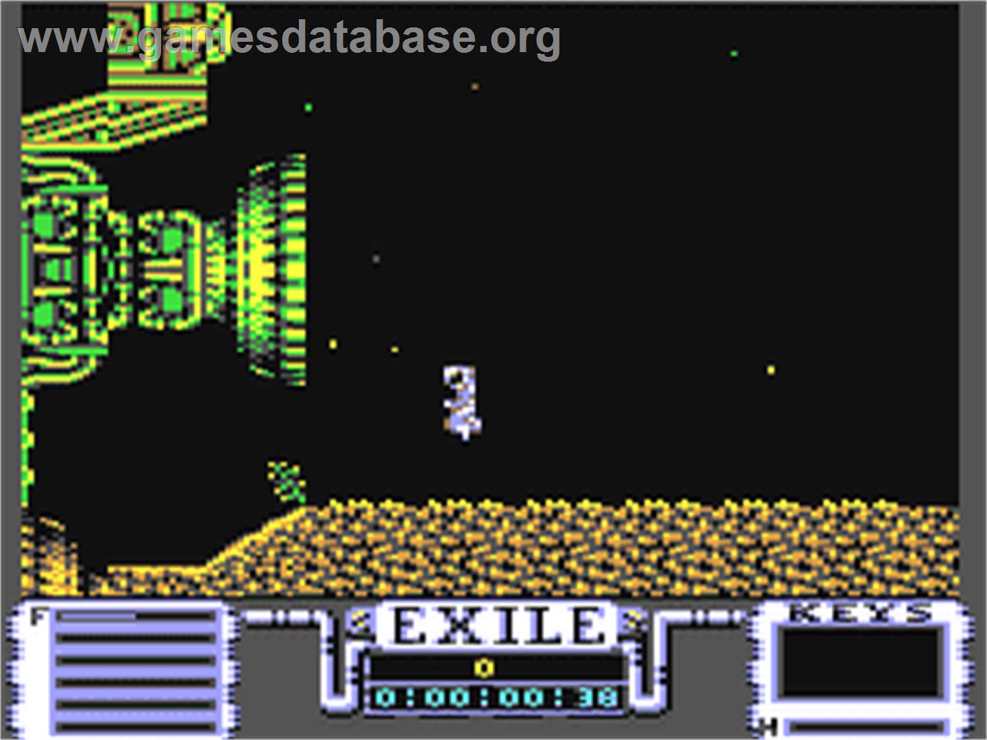 Exile - Commodore 64 - Artwork - In Game