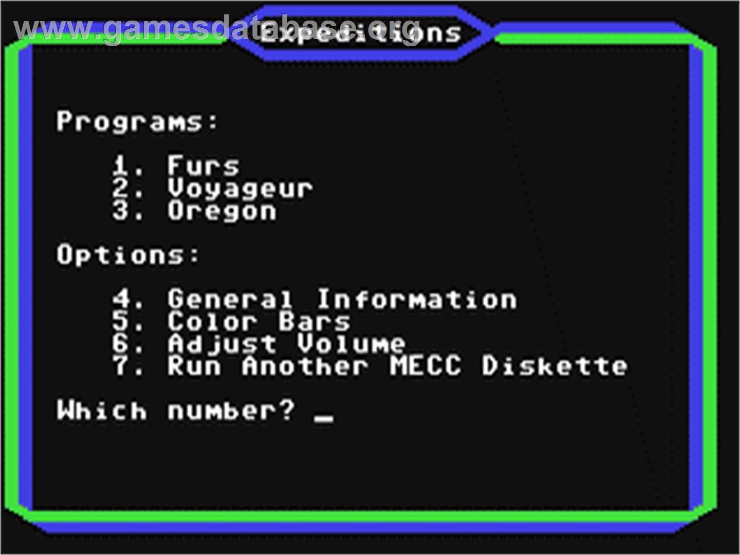 Expeditions - Commodore 64 - Artwork - In Game