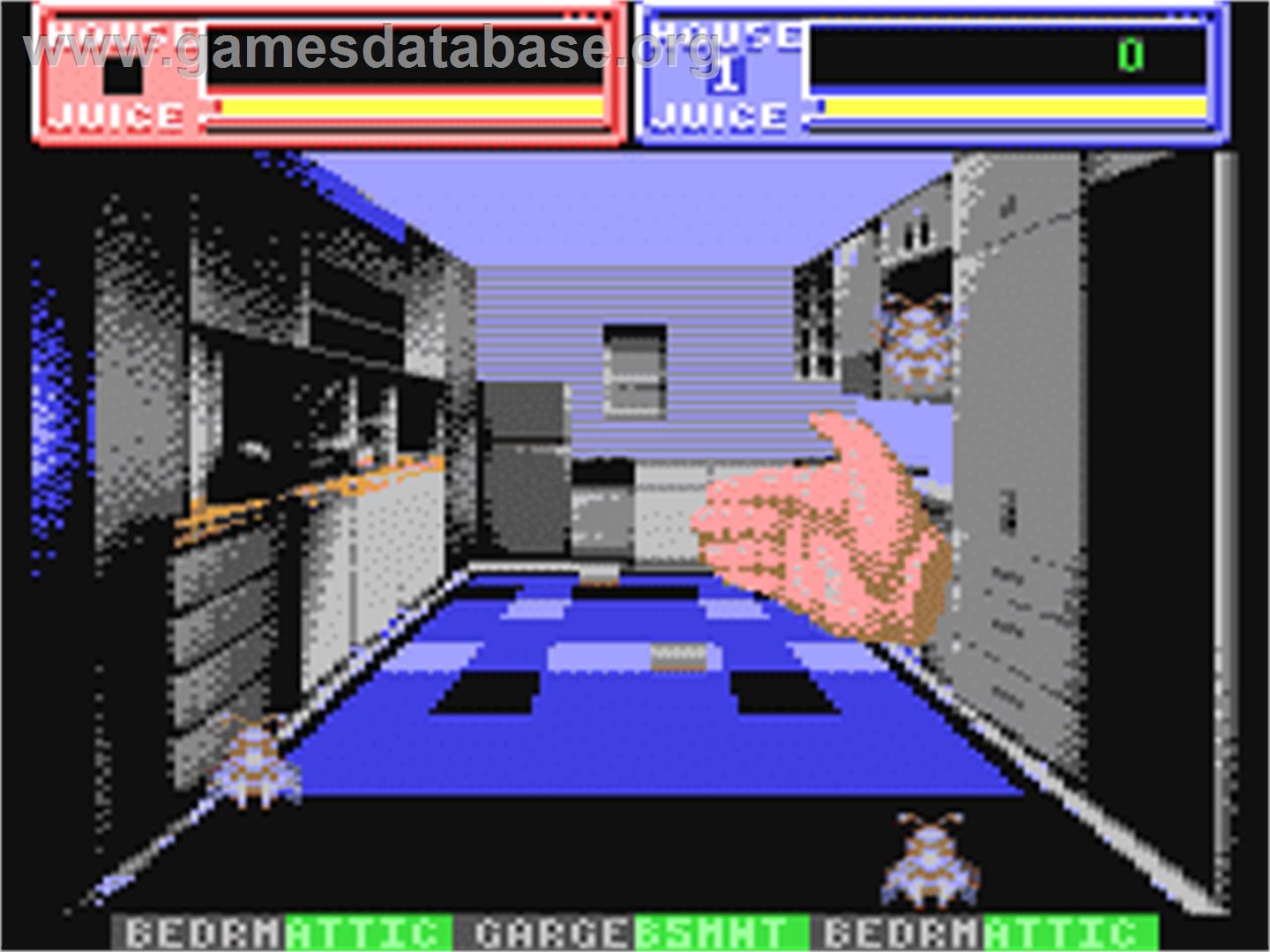 Exterminator (Audiogenic Software) - Commodore 64 - Artwork - In Game