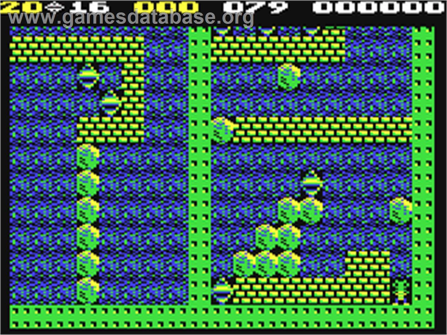 Falcon Dash 2003 - The Dark Cave - Commodore 64 - Artwork - In Game
