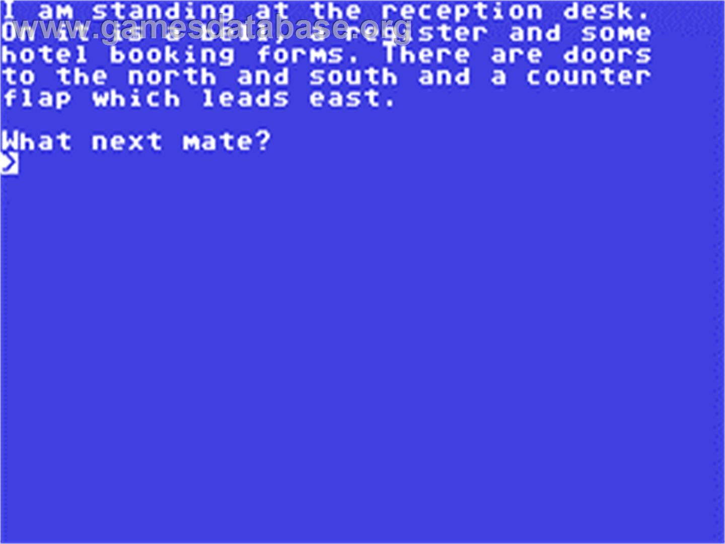 Faulty Towers - Commodore 64 - Artwork - In Game