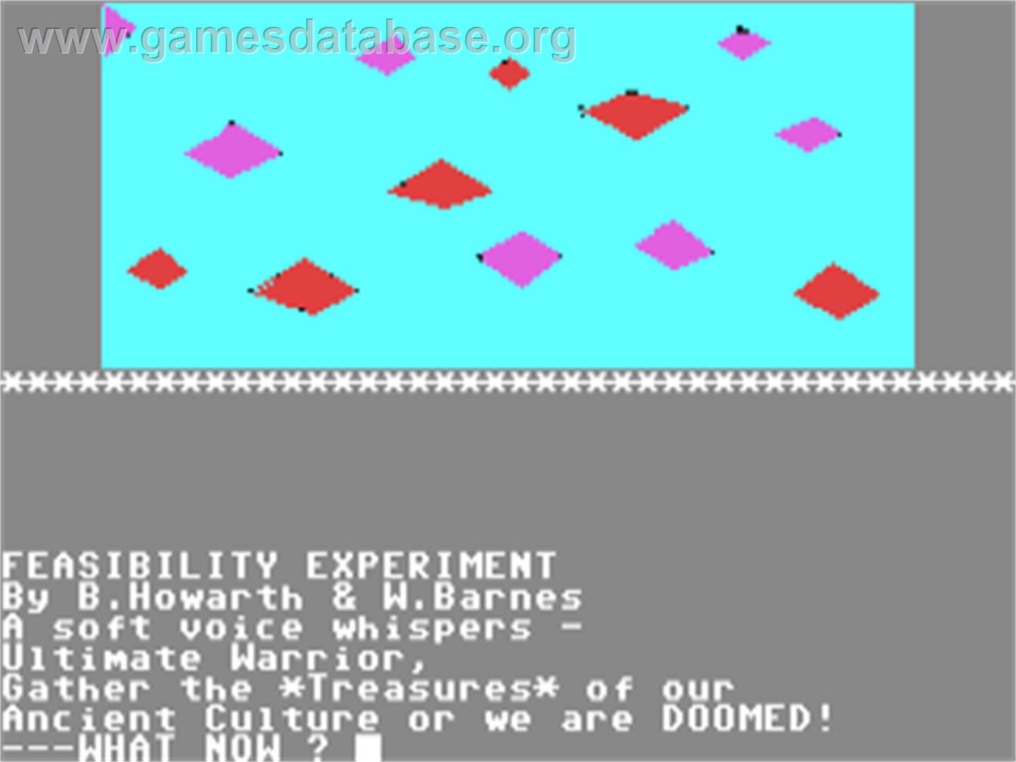 Feasibility Experiment - Commodore 64 - Artwork - In Game
