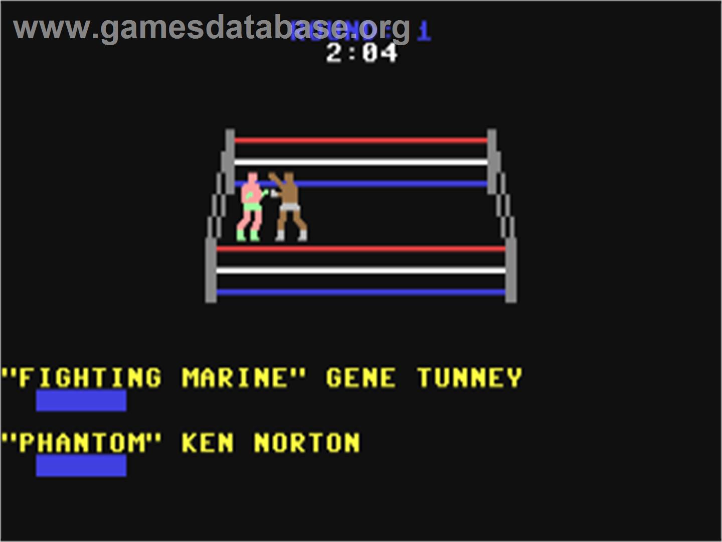 Feature Bout Boxing - Commodore 64 - Artwork - In Game