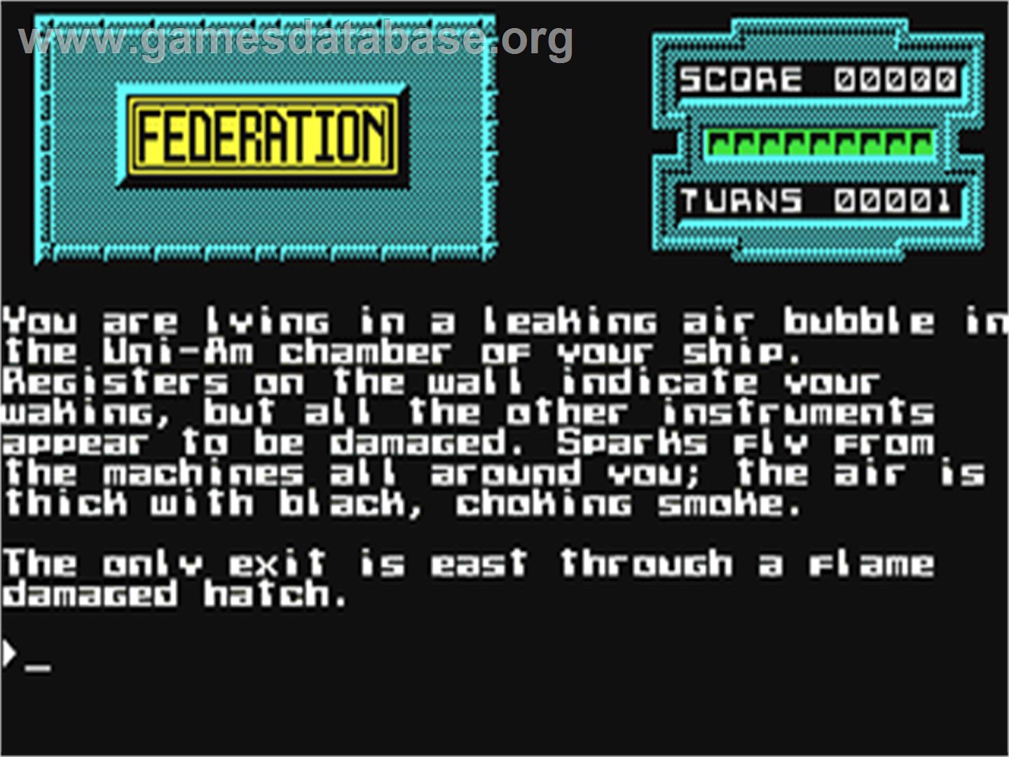 Federation - Commodore 64 - Artwork - In Game