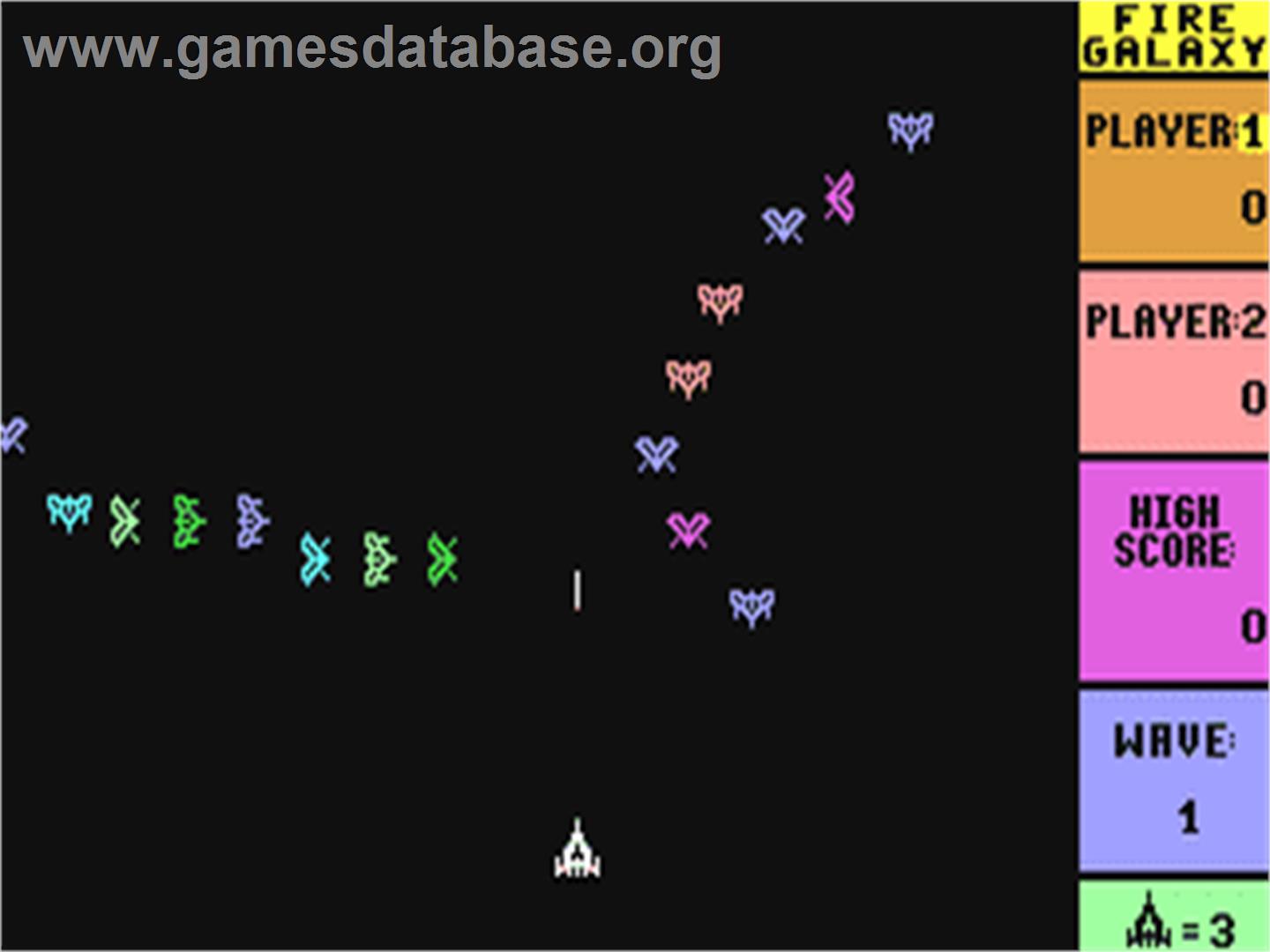 Fire-galaxy - Commodore 64 - Artwork - In Game