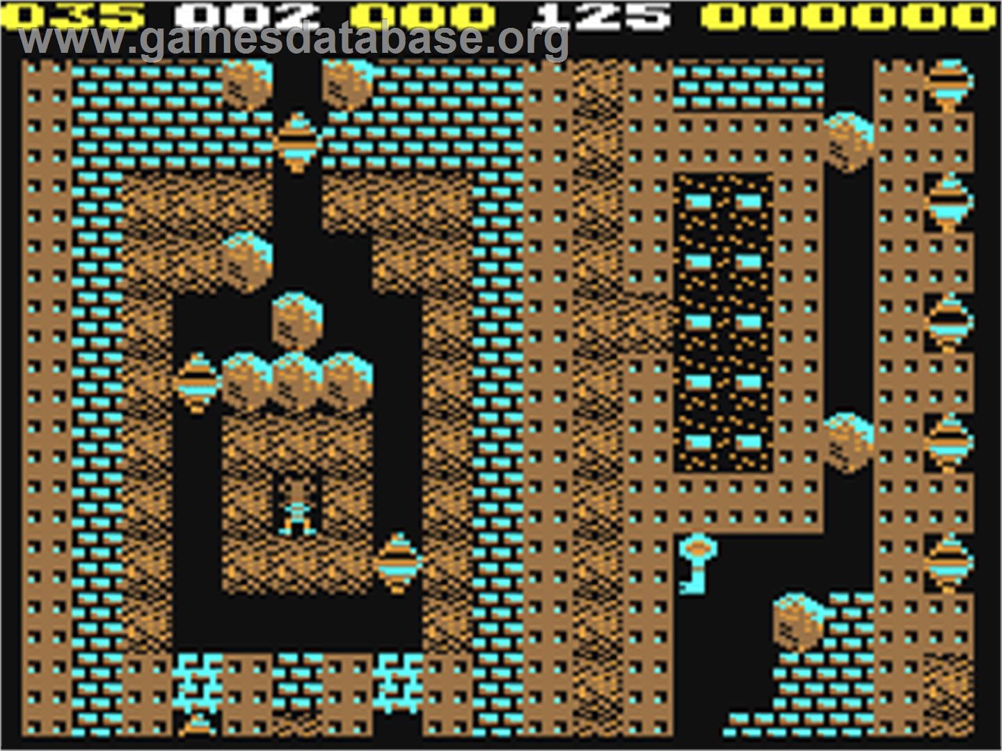 First Boulder 3 - Commodore 64 - Artwork - In Game