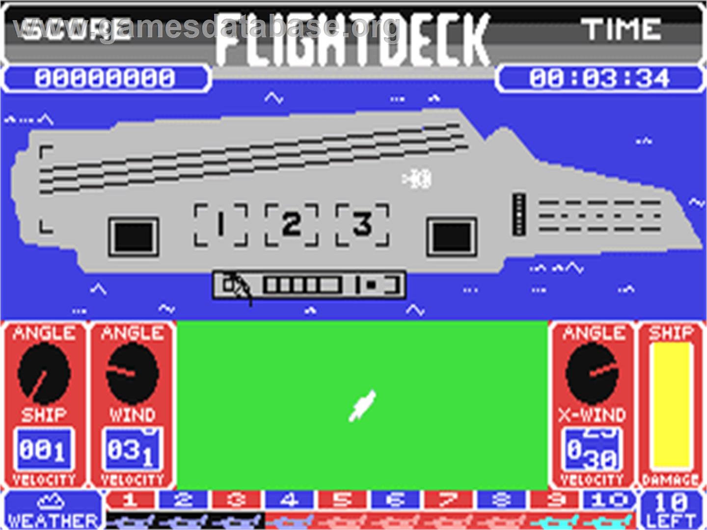 Flight Deck - Commodore 64 - Artwork - In Game