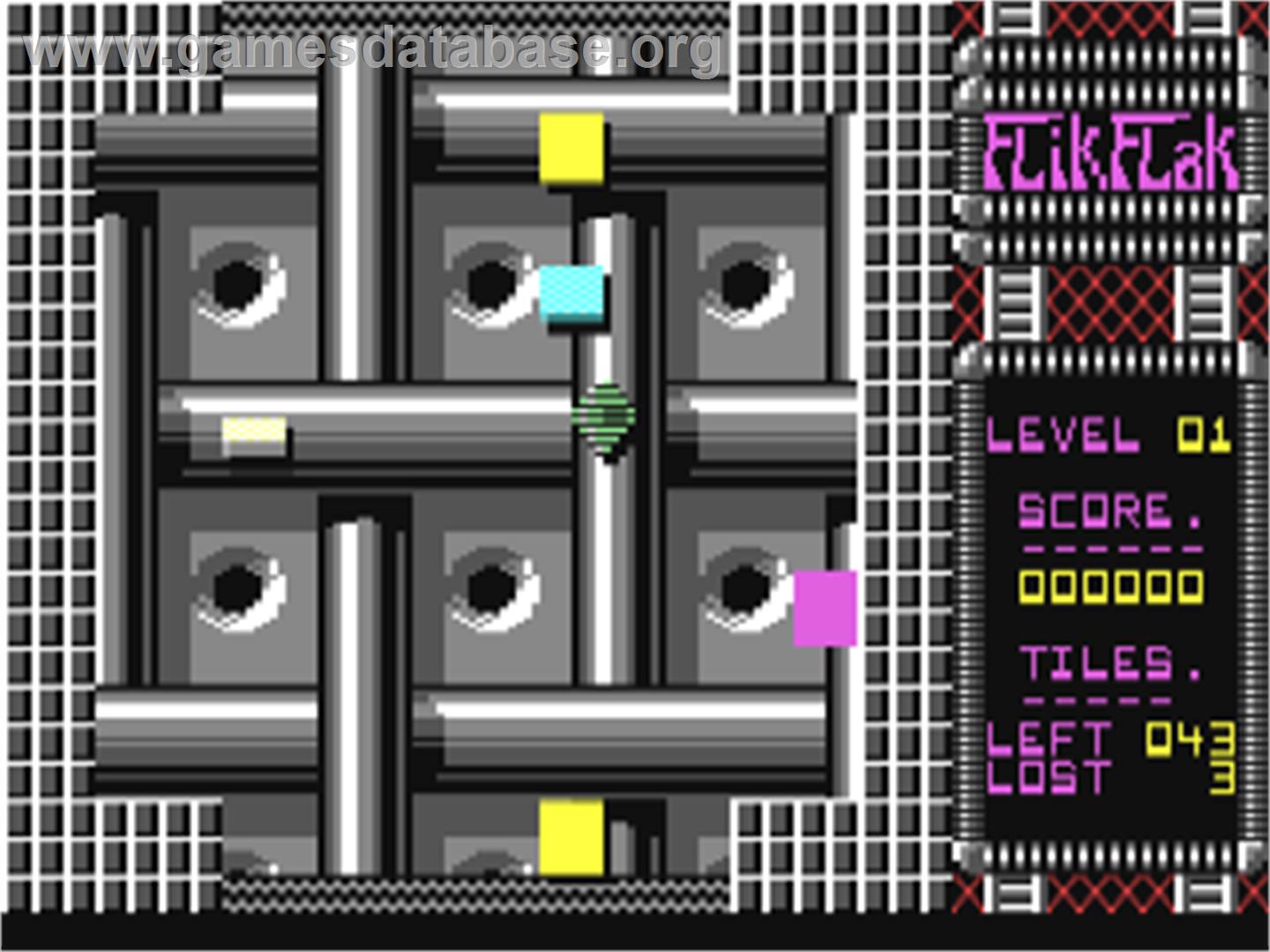 Flik Flak - Commodore 64 - Artwork - In Game
