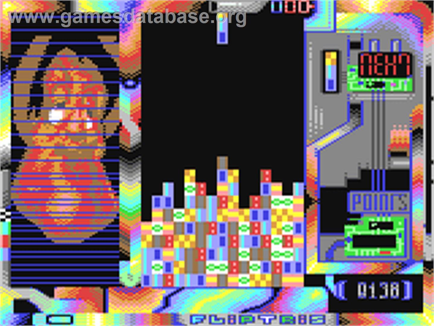 Fliptris - Commodore 64 - Artwork - In Game