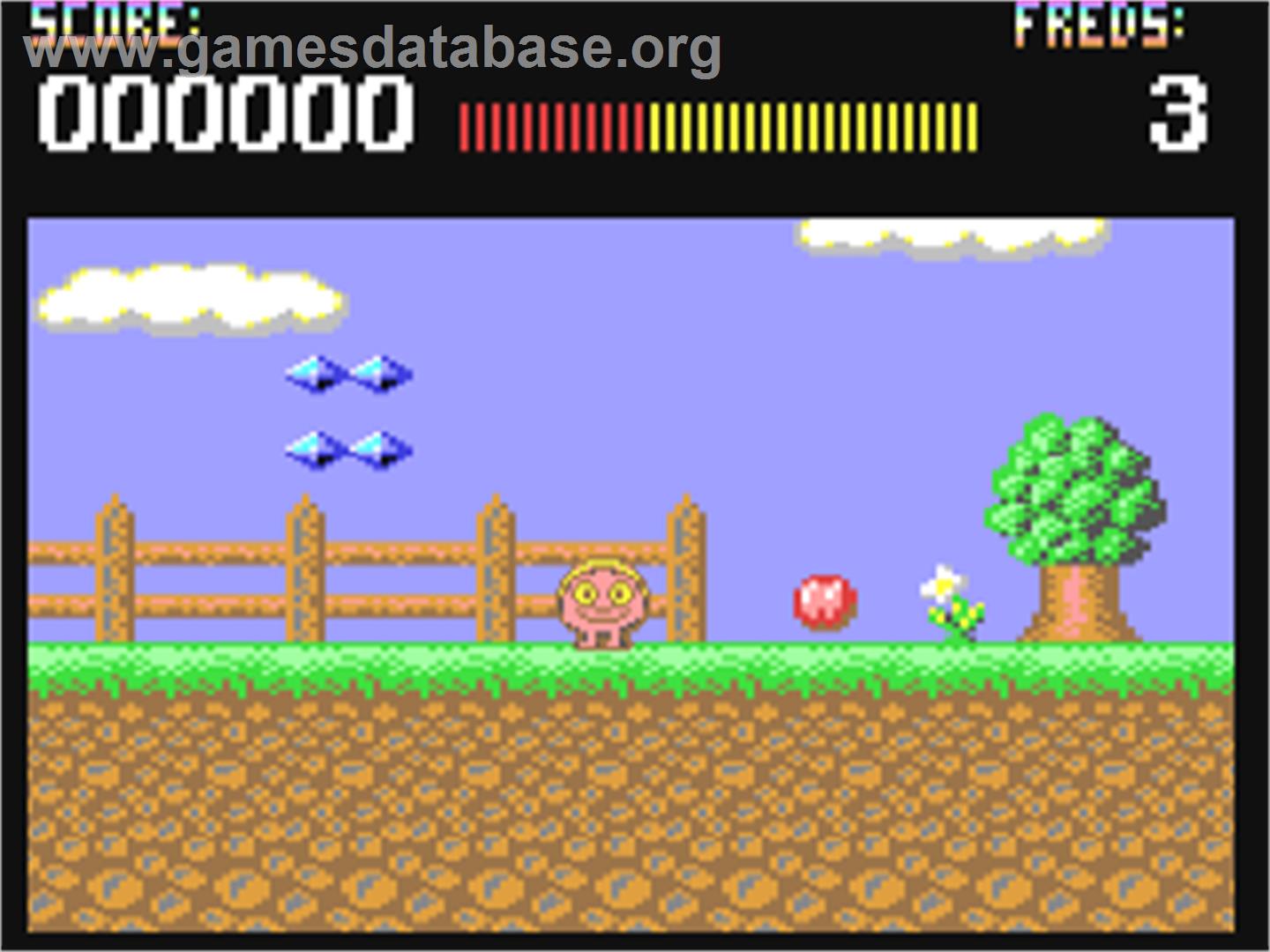 Fred's Back - Commodore 64 - Artwork - In Game