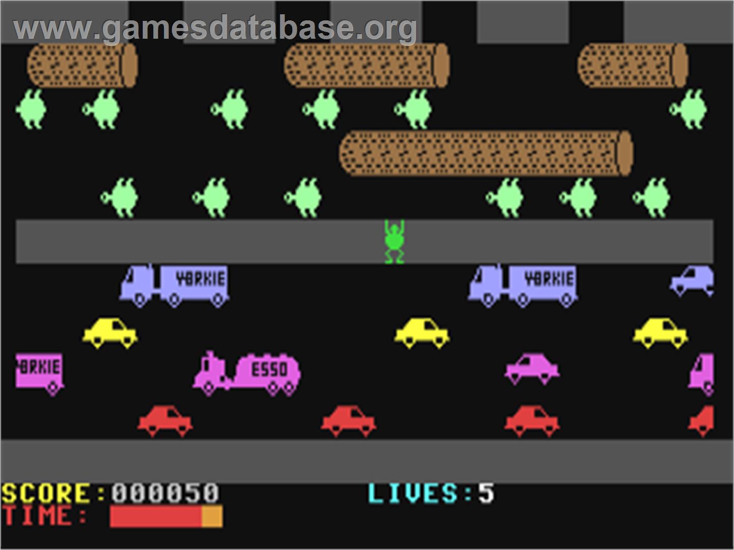 Frogger (Coplin) - Commodore 64 - Artwork - In Game