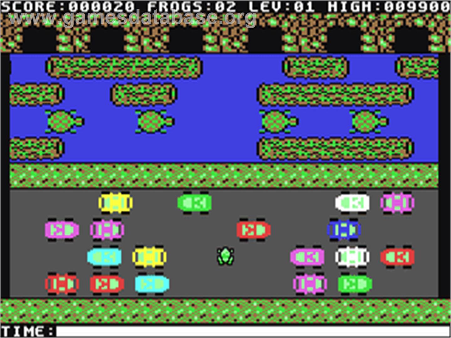 Frogger '93 - Commodore 64 - Artwork - In Game