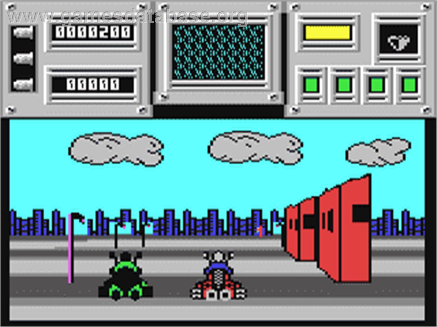 Future Bike Simulator - Commodore 64 - Artwork - In Game