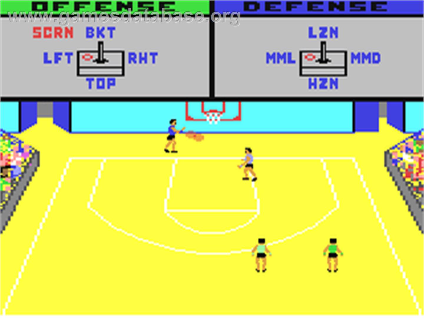 GBA Championship Basketball: Two-on-Two - Commodore 64 - Artwork - In Game