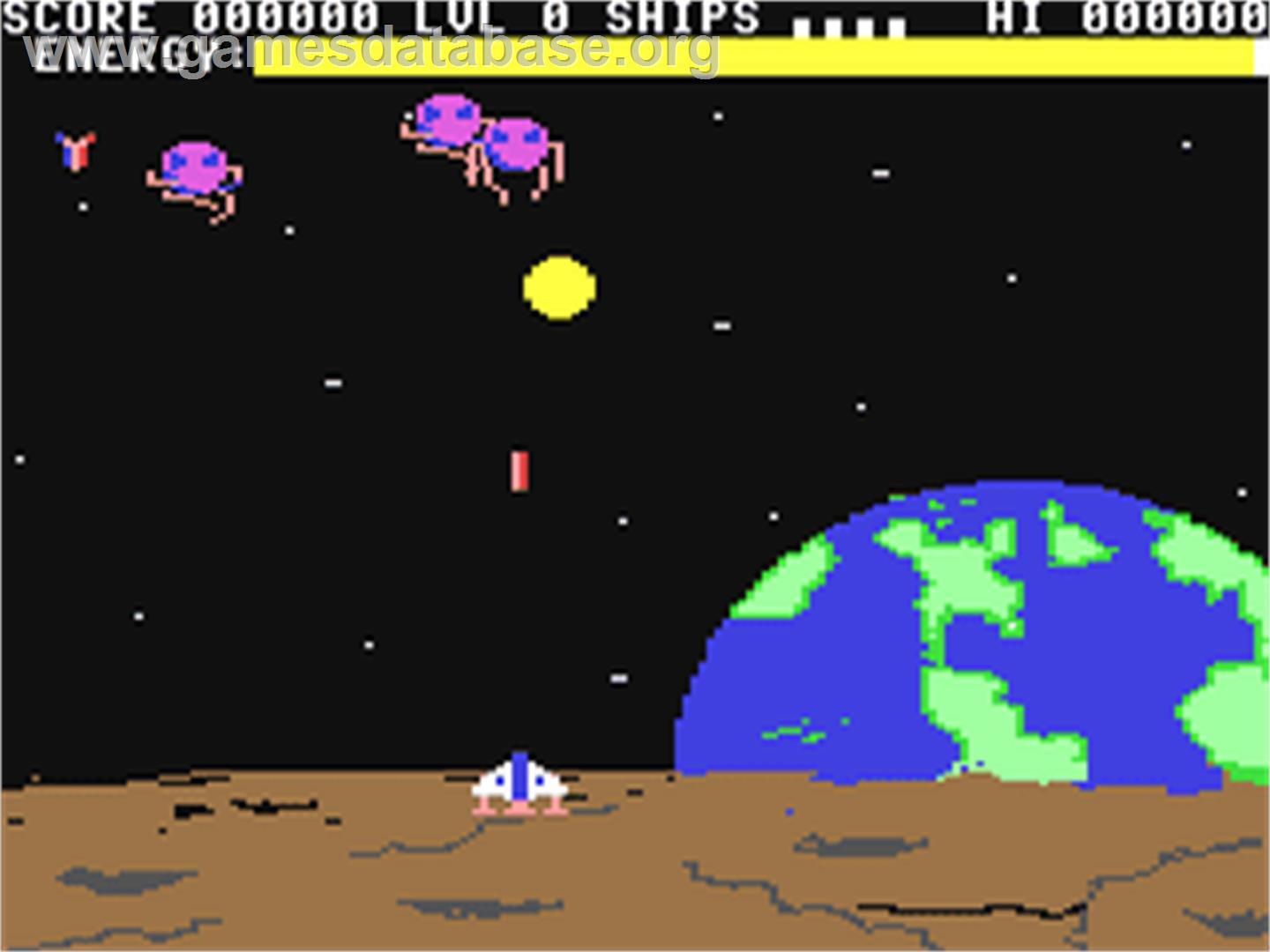 Galactic Assault - Commodore 64 - Artwork - In Game