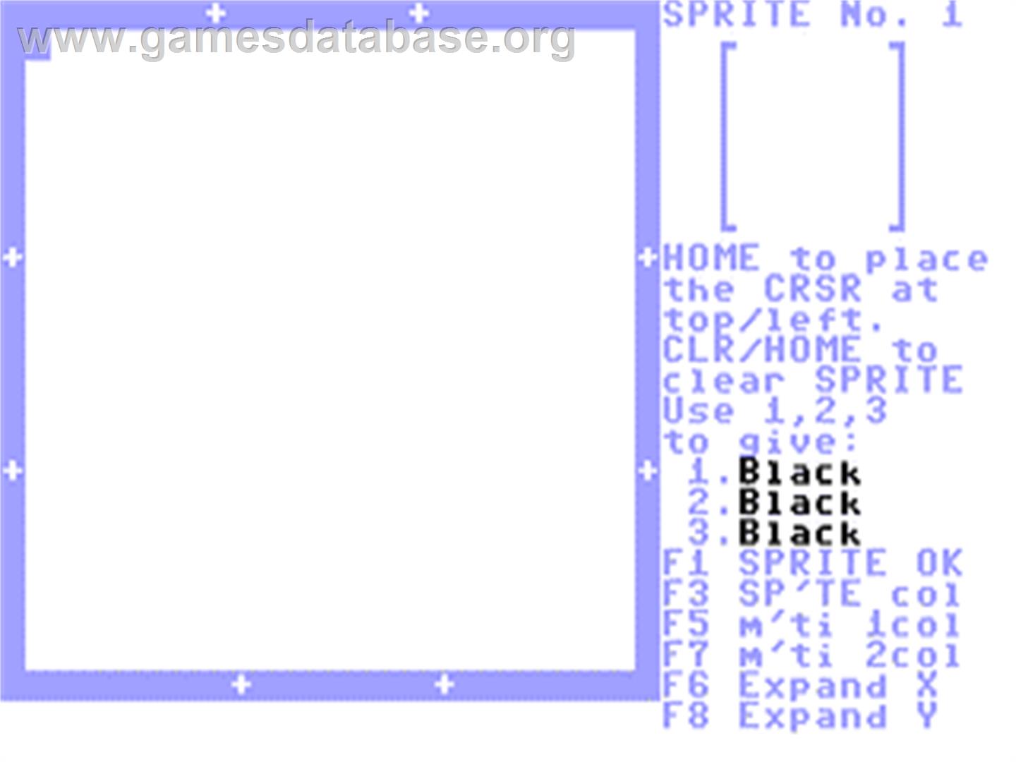 Games Designer - Commodore 64 - Artwork - In Game