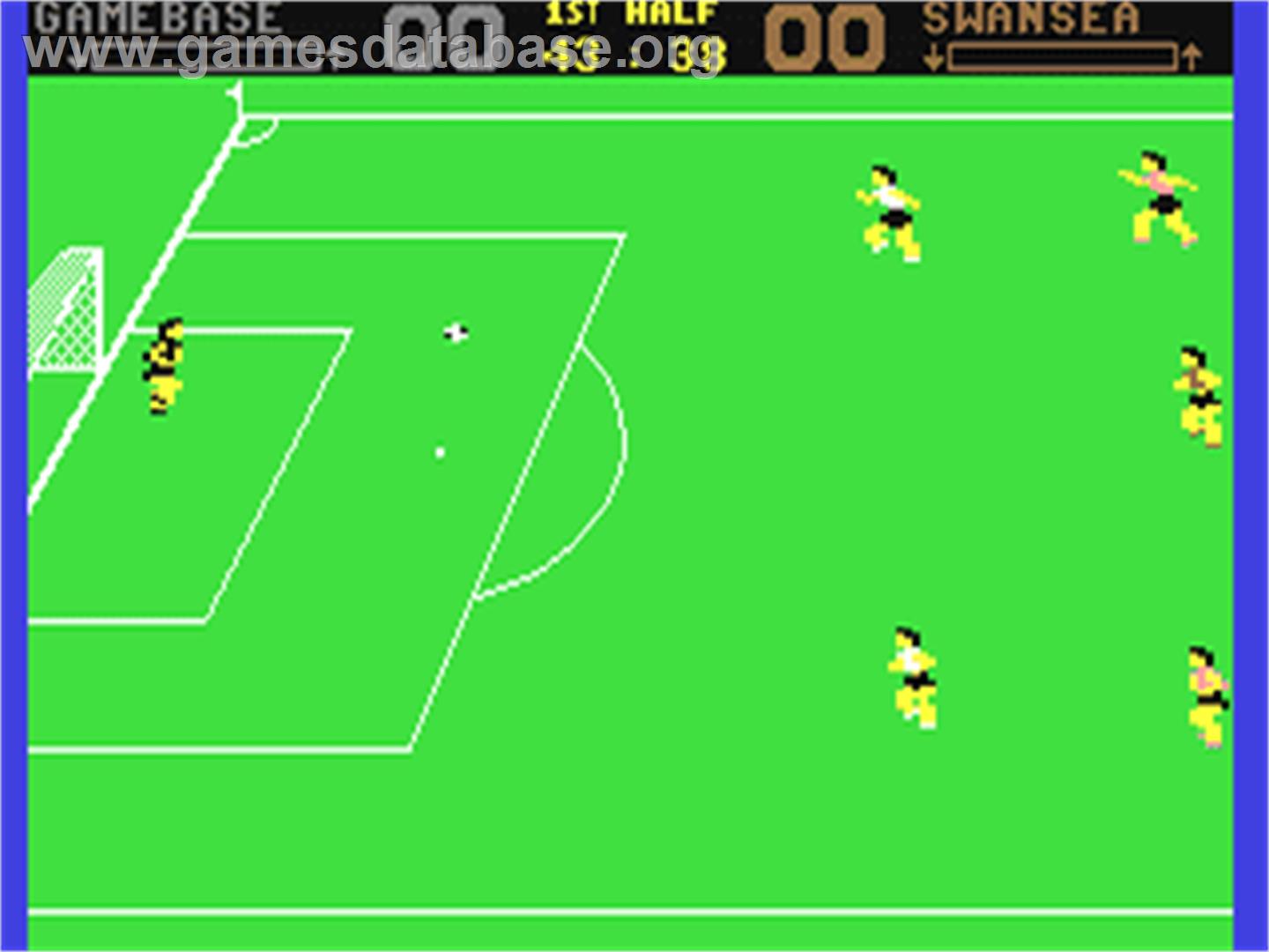 Gary Lineker's SuperStar Soccer - Commodore 64 - Artwork - In Game