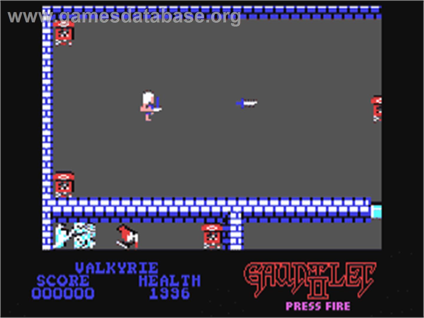 Gauntlet 2 - Commodore 64 - Artwork - In Game