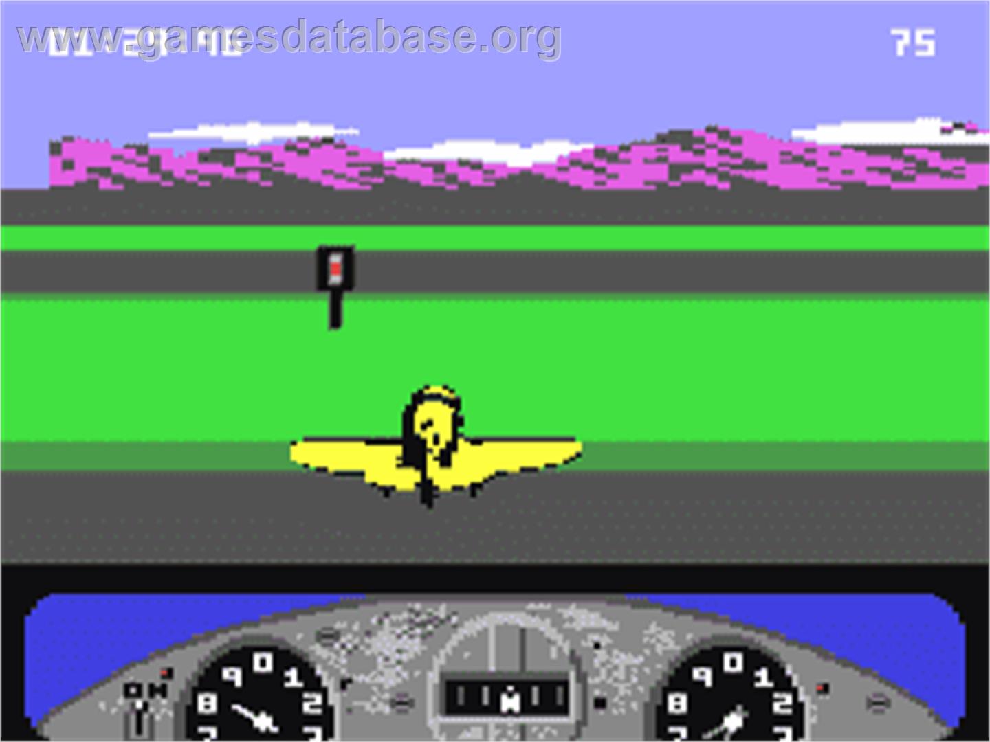 Gee Bee Air Rally - Commodore 64 - Artwork - In Game