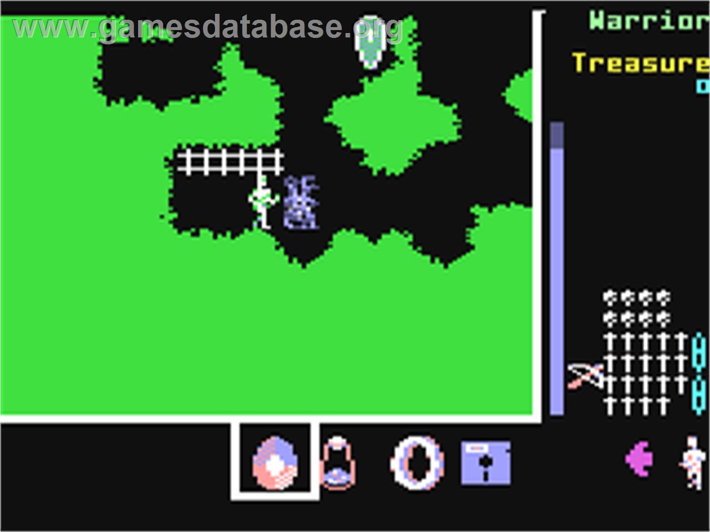 Gemstone Healer - Commodore 64 - Artwork - In Game