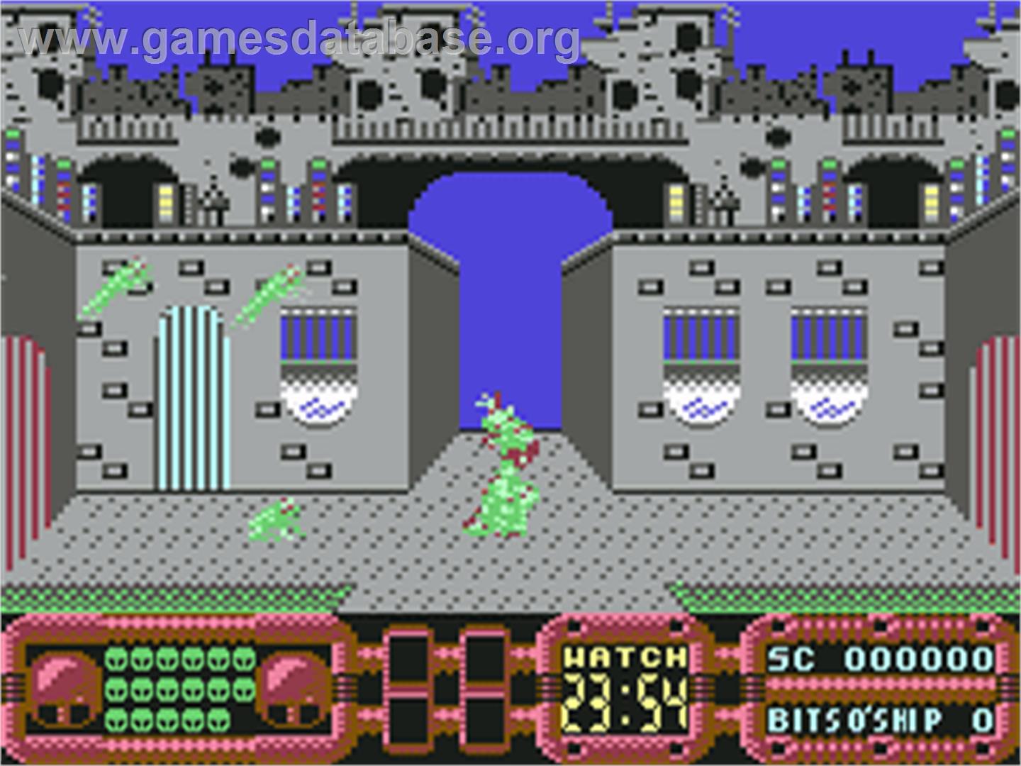 Gilbert - Escape From Drill - Commodore 64 - Artwork - In Game