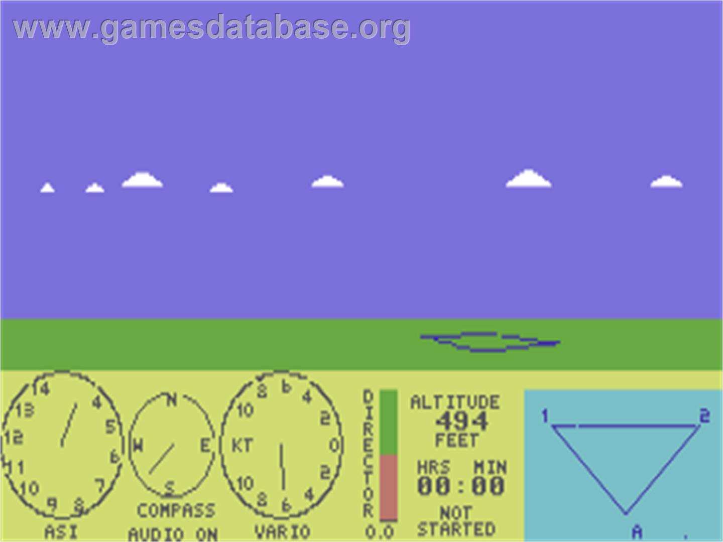 Glider Pilot - Commodore 64 - Artwork - In Game
