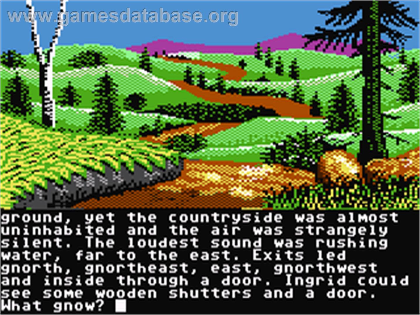 Gnome Ranger - Commodore 64 - Artwork - In Game