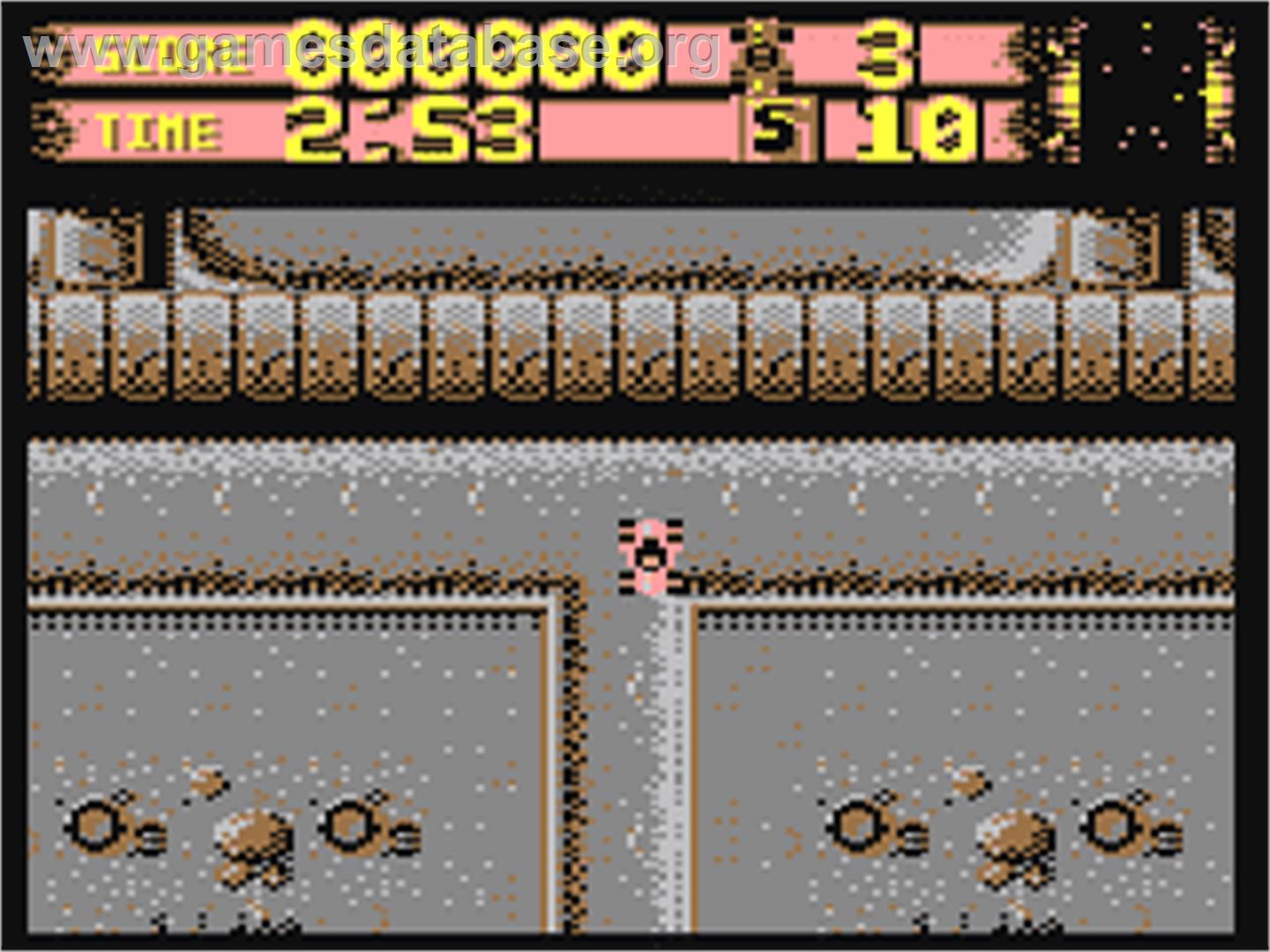 Go-kart Simulator - Commodore 64 - Artwork - In Game