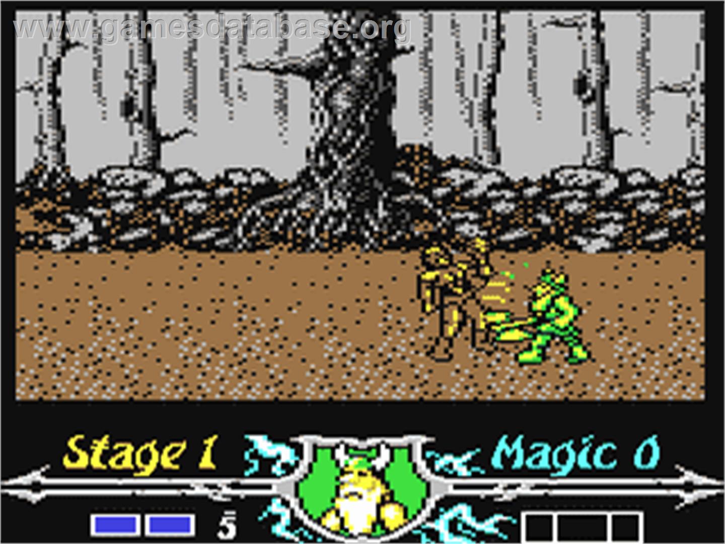 Golden Axe - Commodore 64 - Artwork - In Game