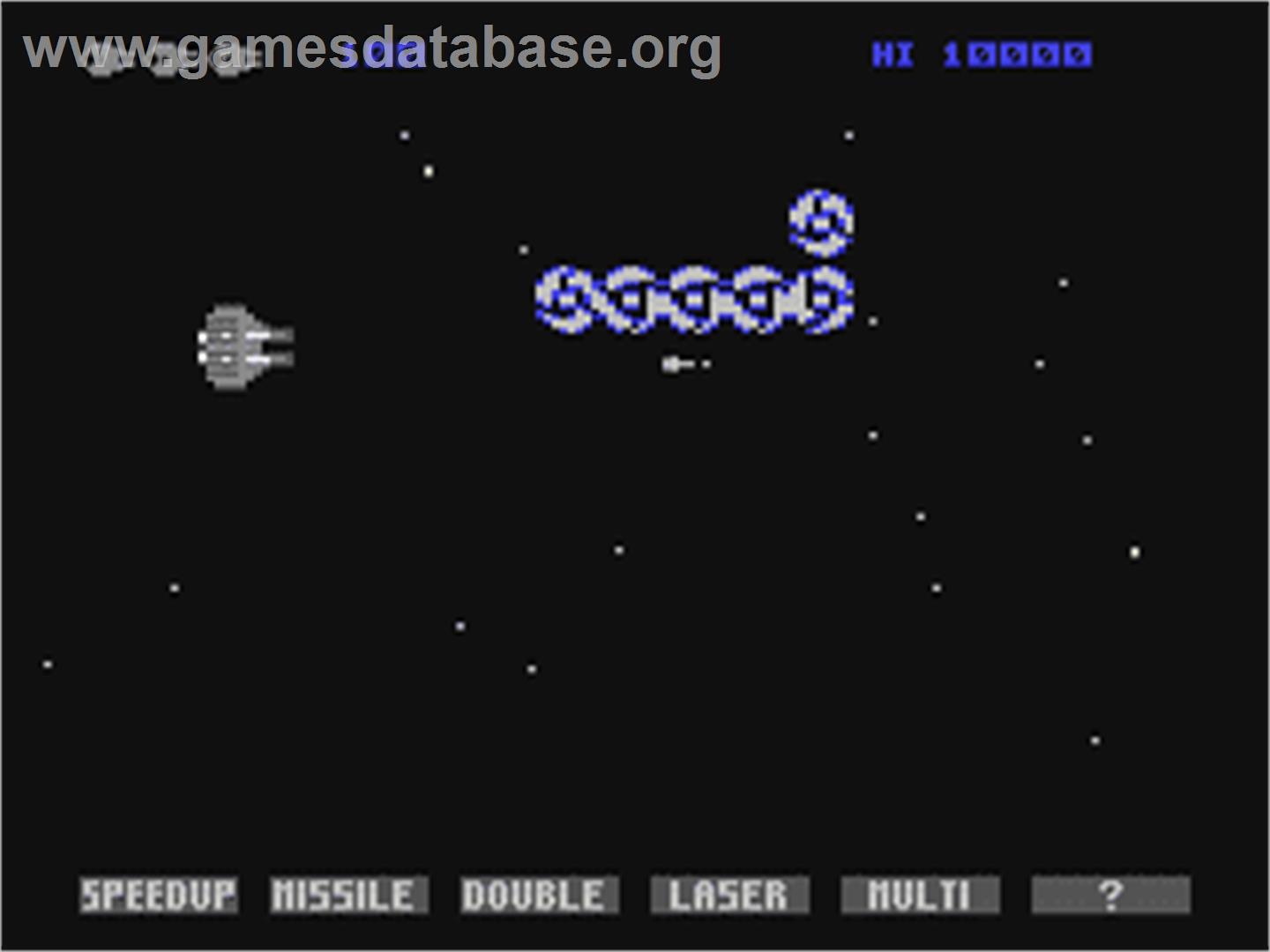 Gradius - Commodore 64 - Artwork - In Game