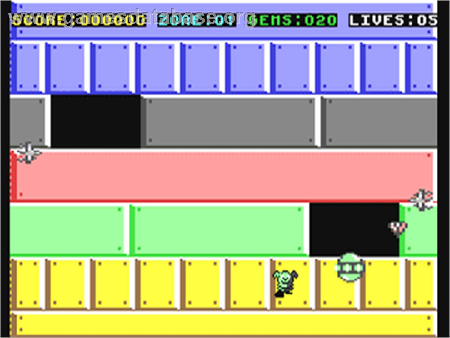Grid Zone Remix - Commodore 64 - Artwork - In Game