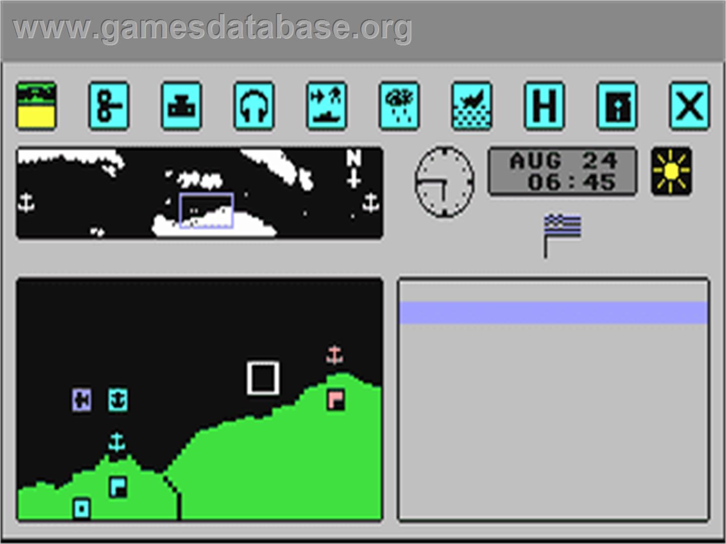 Guadalcanal - Commodore 64 - Artwork - In Game