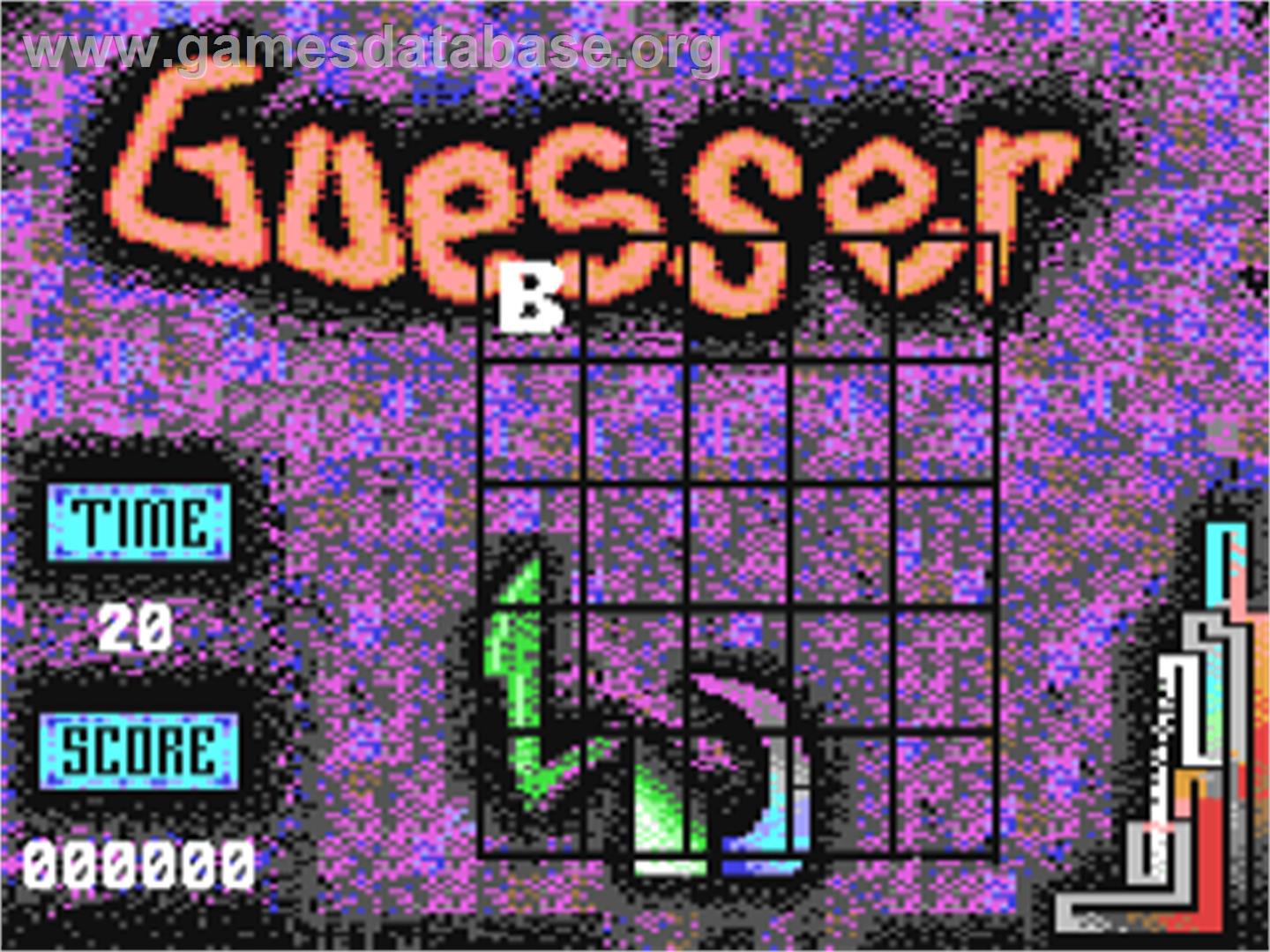 Guesser - Commodore 64 - Artwork - In Game