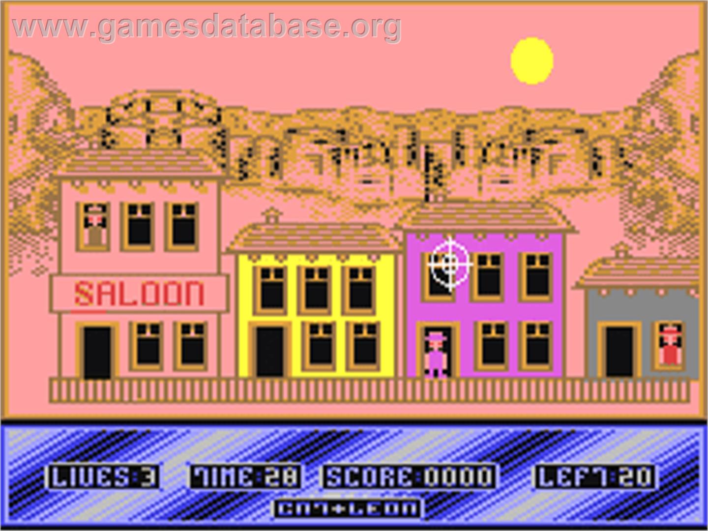 Gun City - Commodore 64 - Artwork - In Game