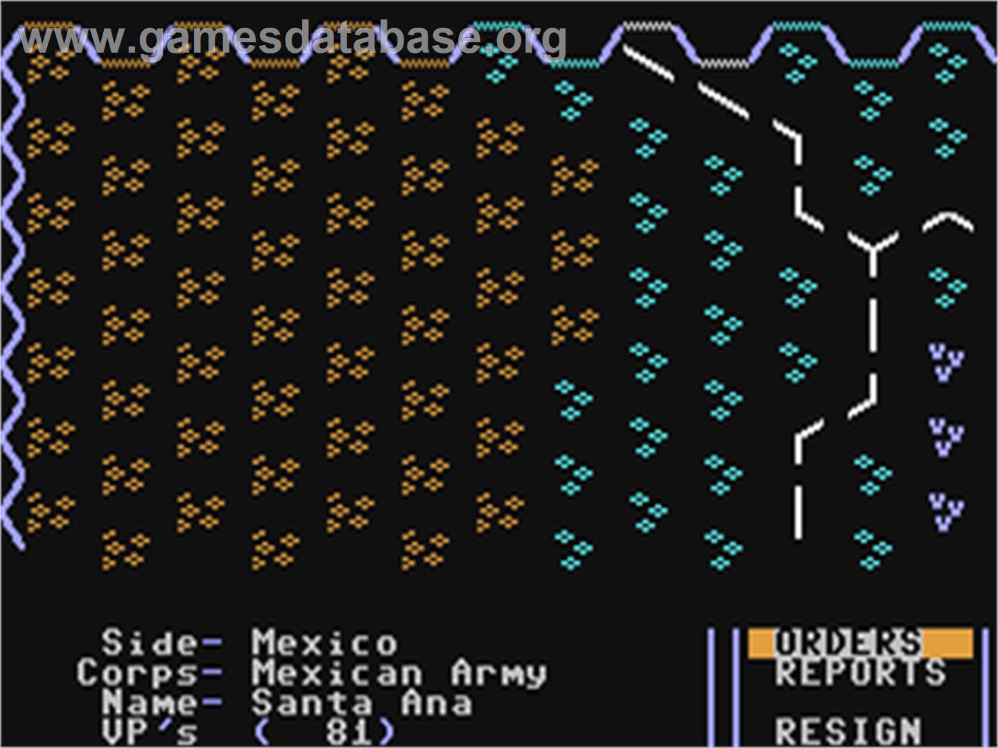Halls of Montezuma: A Battle History of the United States Marine Corps - Commodore 64 - Artwork - In Game