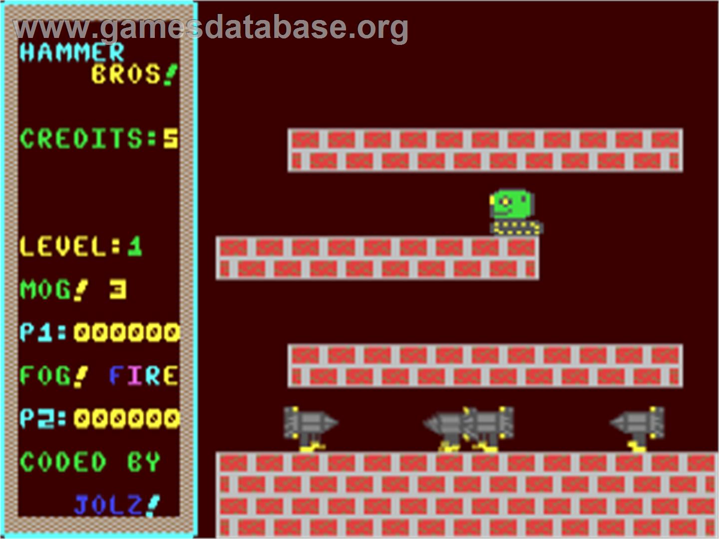 Hammer Bros! - Commodore 64 - Artwork - In Game
