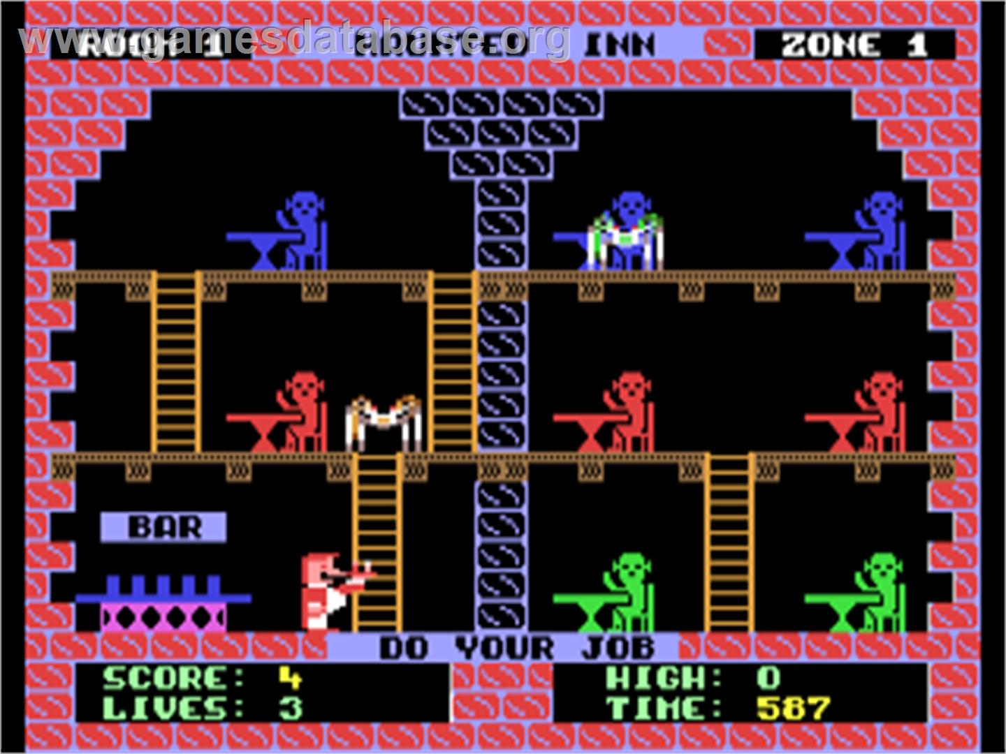 Haunted Inn - Commodore 64 - Artwork - In Game