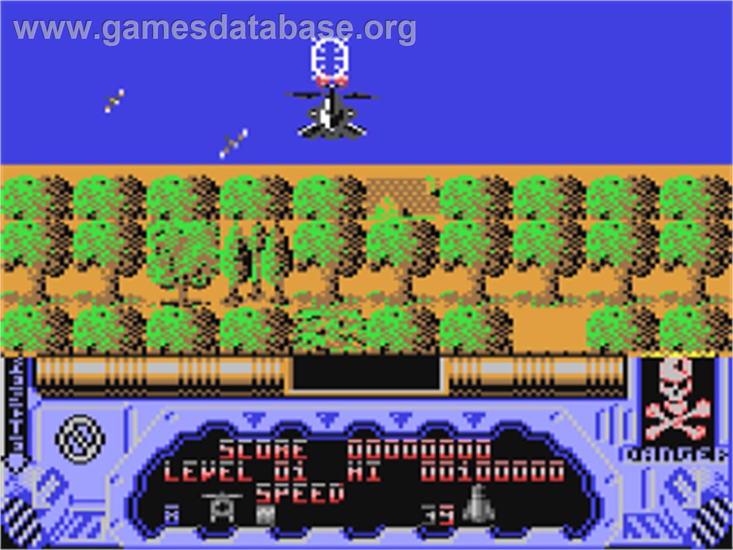 Hellfire Attack - Commodore 64 - Artwork - In Game