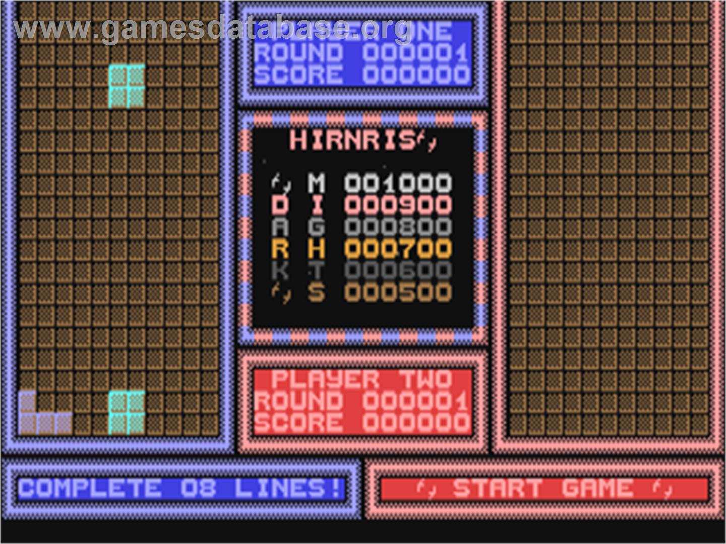 Hirnris - Commodore 64 - Artwork - In Game
