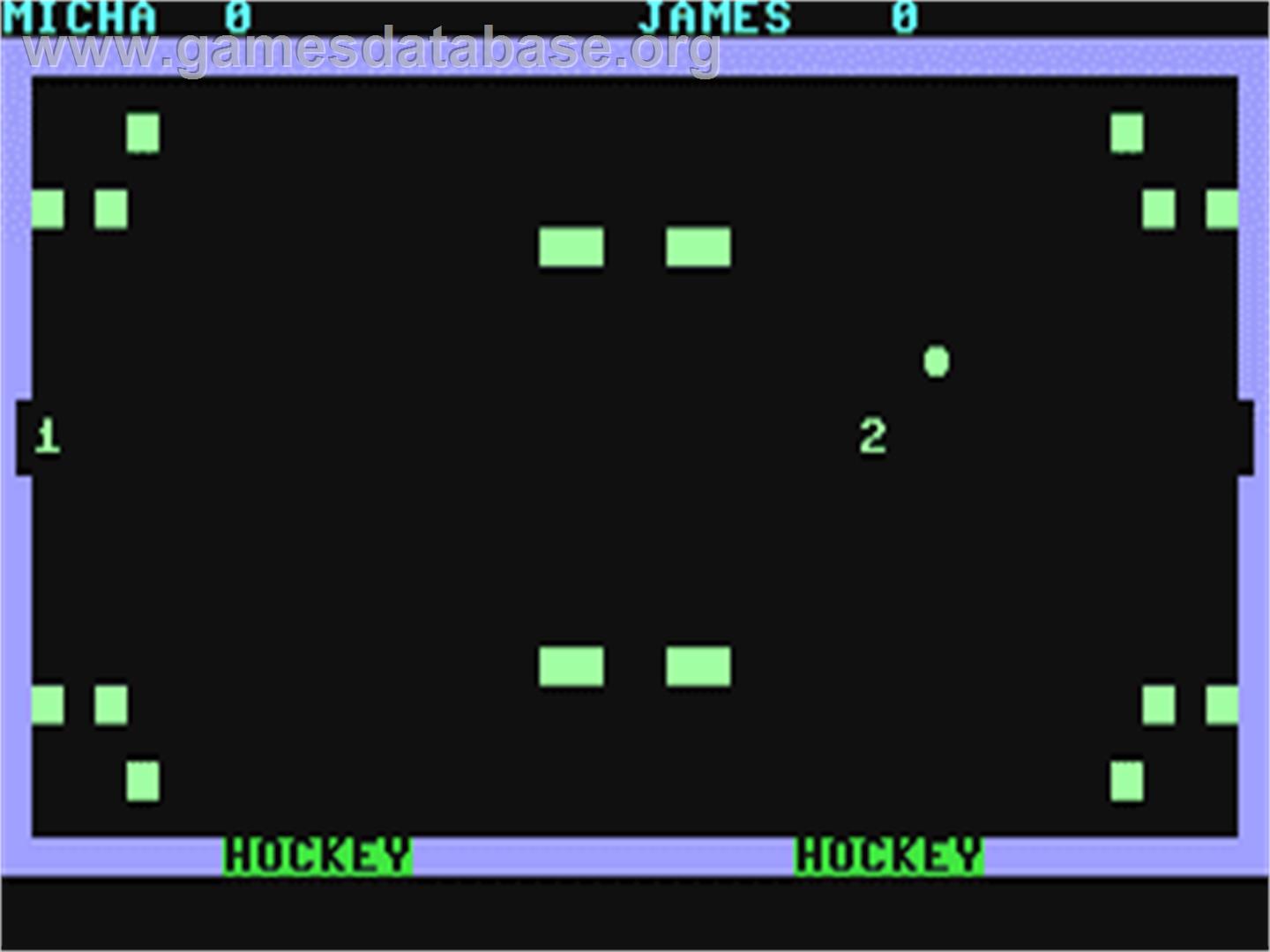 Hockey - Commodore 64 - Artwork - In Game