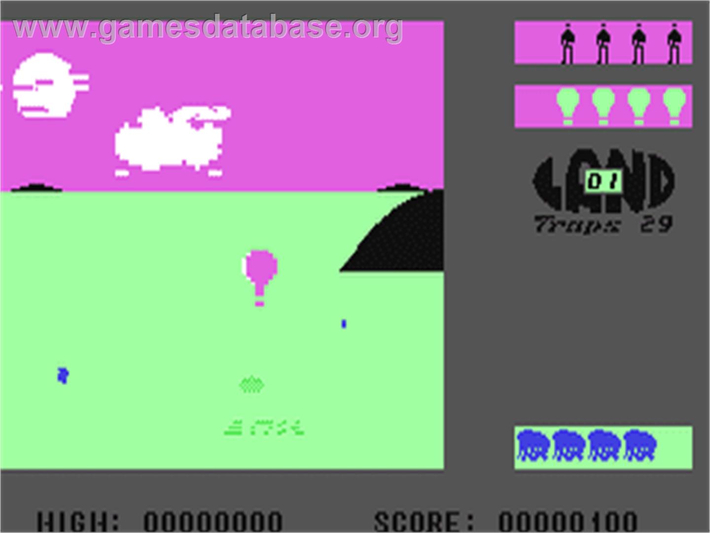 Hot Air Balloon - Commodore 64 - Artwork - In Game
