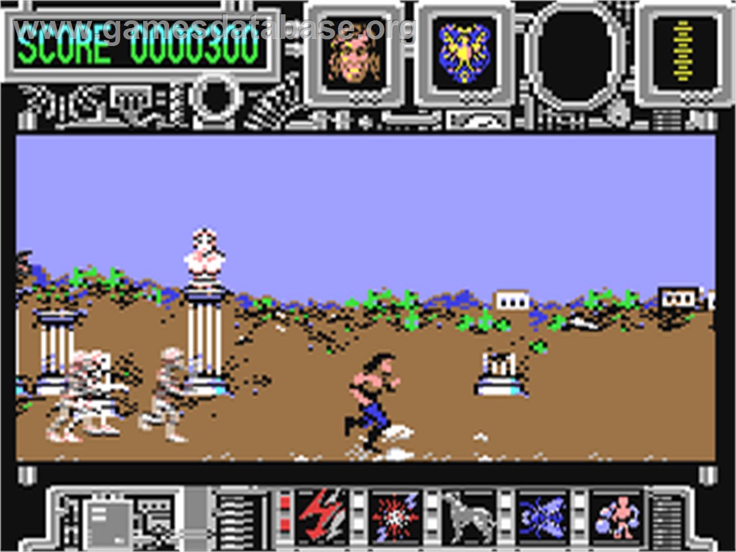 Hysteria - Commodore 64 - Artwork - In Game