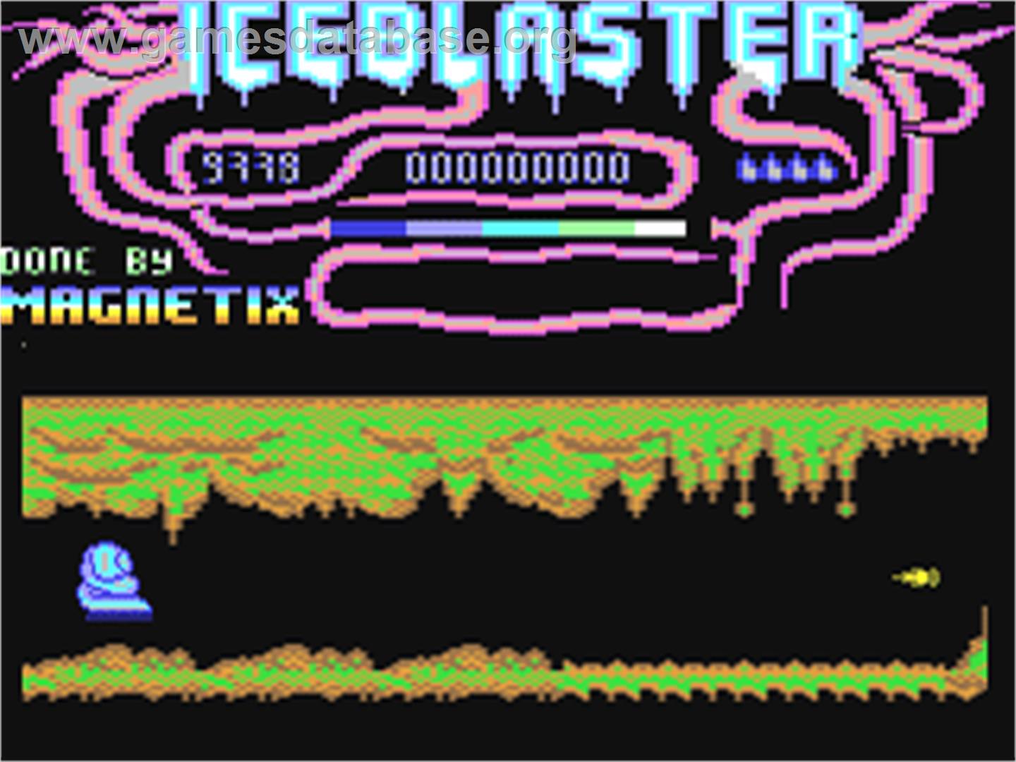 Iceblaster - Commodore 64 - Artwork - In Game