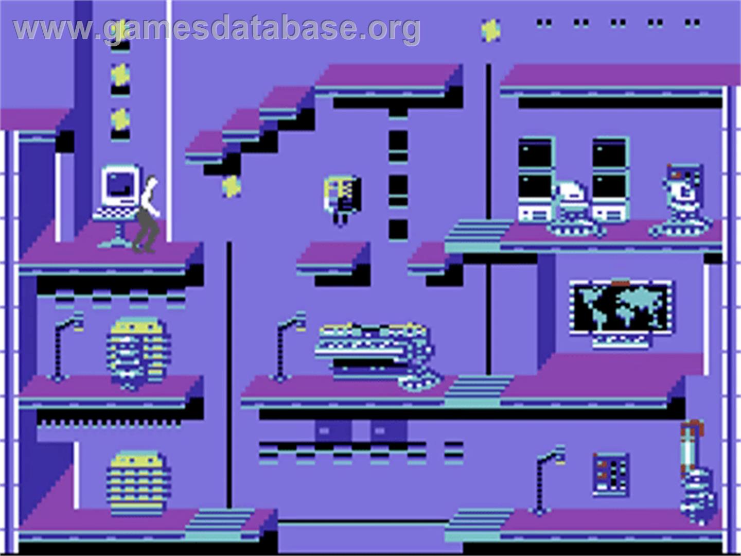 Impossible Mission II - Commodore 64 - Artwork - In Game