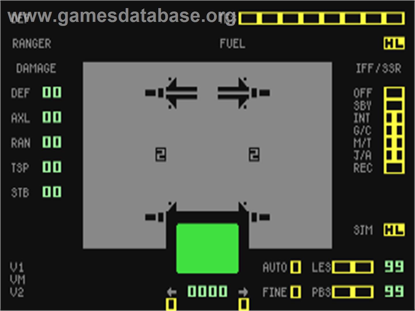 Interdictor Pilot - Commodore 64 - Artwork - In Game