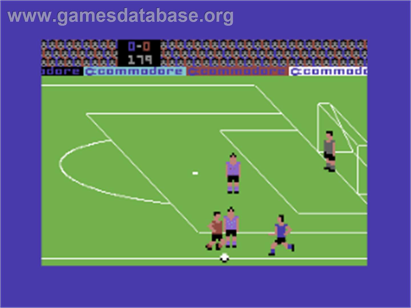 International Football (Cult Games) - Commodore 64 - Artwork - In Game