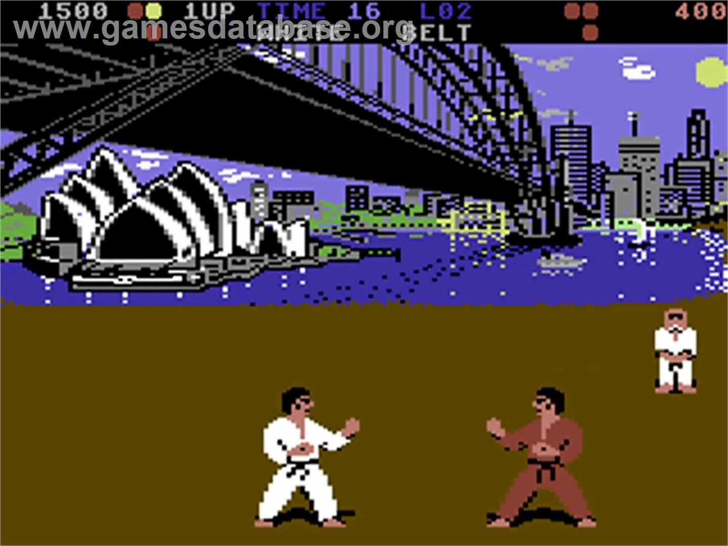 International Karate - Commodore 64 - Artwork - In Game