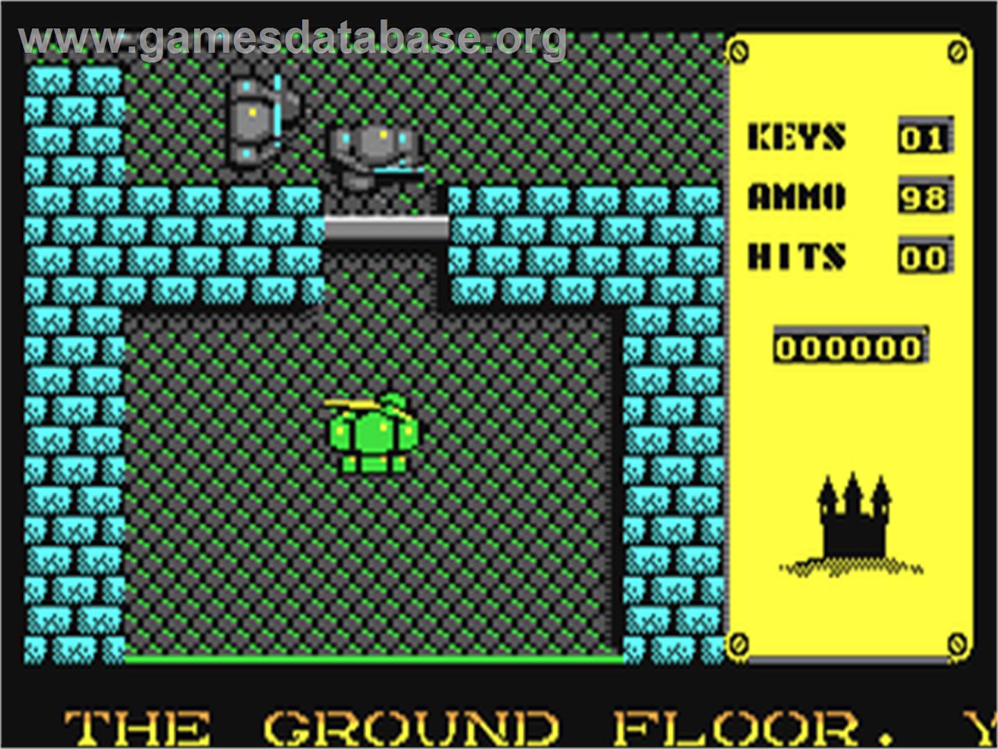 Into the Eagle's Nest - Commodore 64 - Artwork - In Game